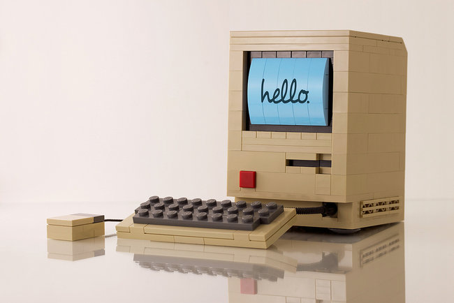 mac made out of lego