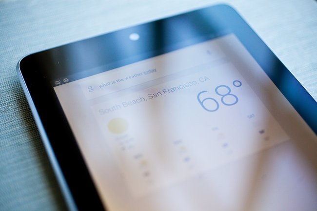 nexus tablet google now