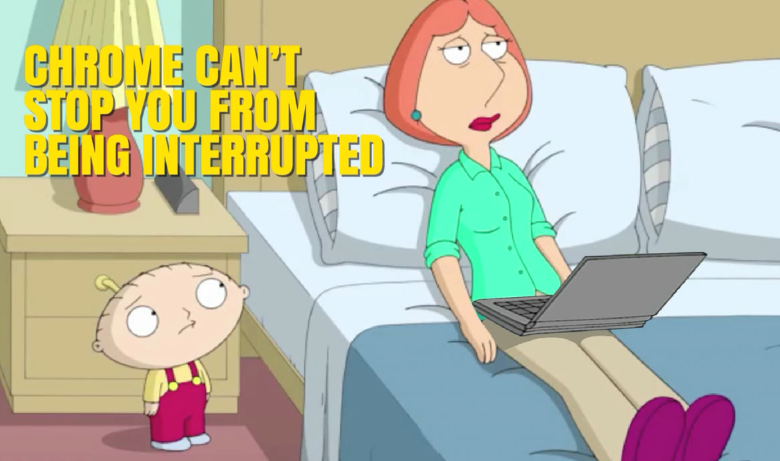 Family Guy Chrome Ad