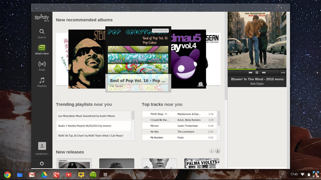 Spotify Chrome OS App